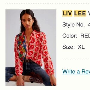 Liv Lee Whimsy Buttondown XL. Bought from Anthropologie!